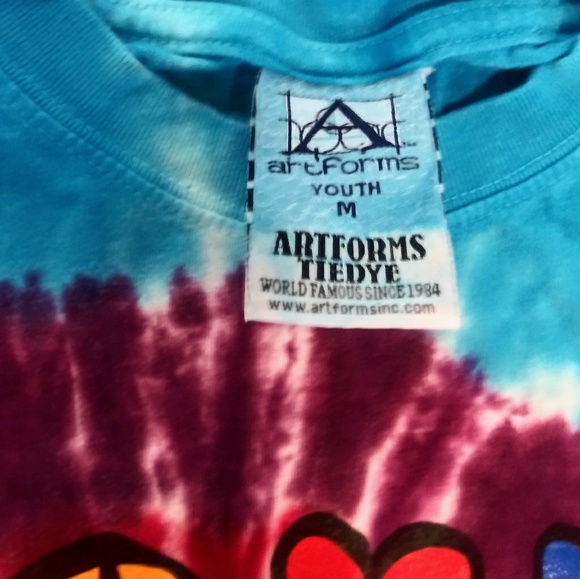 Girl/Boy tiedye top by Art Forms - Picture 5 of 5